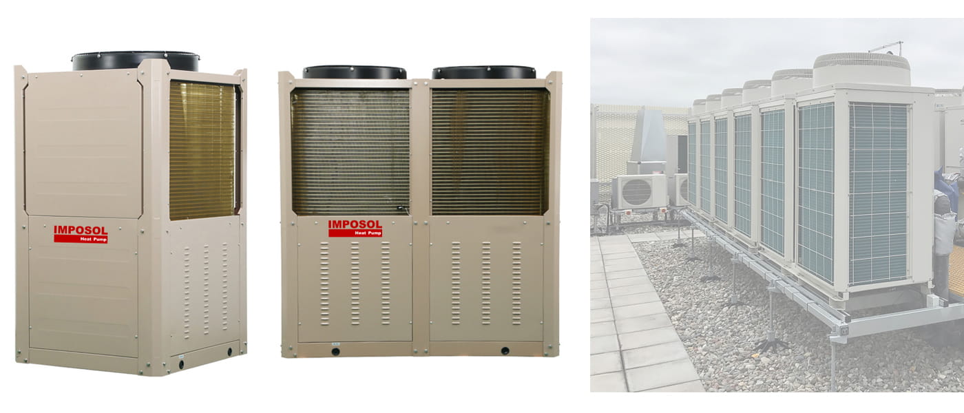 Invertor DC monobloc de 30~80 kW și pompă de căldură aer-apă EVI Încălzire/răcire